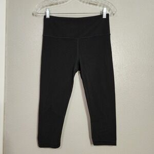 Athleta‎ Black Leggings Cropped Small Black